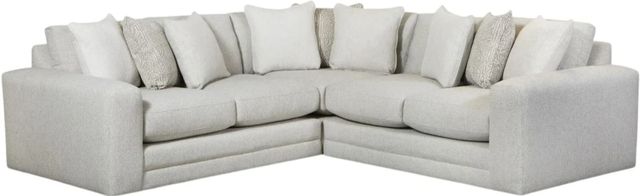 Fusion Furniture 7003 Hogan 3-Piece Cotton L-Shaped Sectional-0