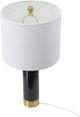 A & B Home Black/Gold Cylinder Lamp-1