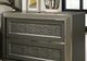 Furniture of America® Leyland Dark Gray Nightstand-4