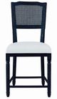 Forty West Camille Black/Washable White Counter Stool-1