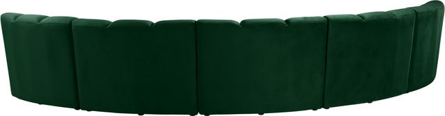 Meridian Furniture Infinity 5-Piece Green Velvet Modular Sectional-3