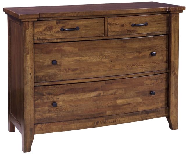 Napa Furniture Design Whistler Retreat Chestnut Media Chest-0