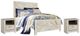 Signature Design by Ashley® Bellaby 3-Piece Whitewash Queen Panel Bed Set-0