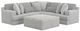 Jackson Furniture Logan 3-Piece Gray L-Shape Sectional-0