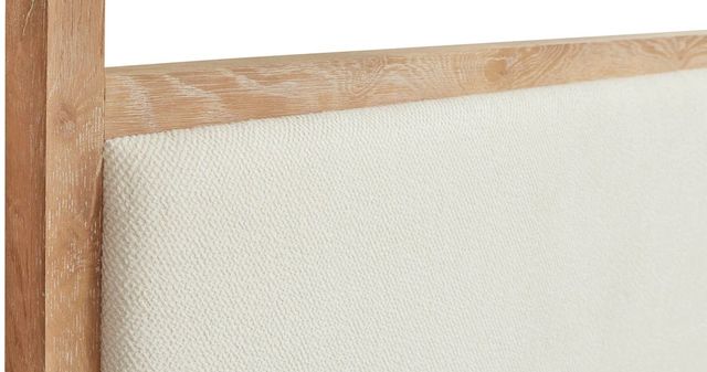 Bassett® Furniture Courtland Beige/White King Upholstered Canopy Bed-3