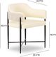TOV Furniture Sezanne Black/Cream Dining Chair-2