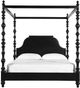 Furniture Classics Paul Black King Poster Bed-1
