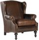 Tommy Bahama® Furniture Customizable Royal Kahala Batik Leather Wing Chair-0