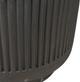 A & B Home Black/Clear Ribbed Fountain-4