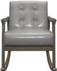 Mazin Furniture Auden Gray Upholstered Rocking Chair-1
