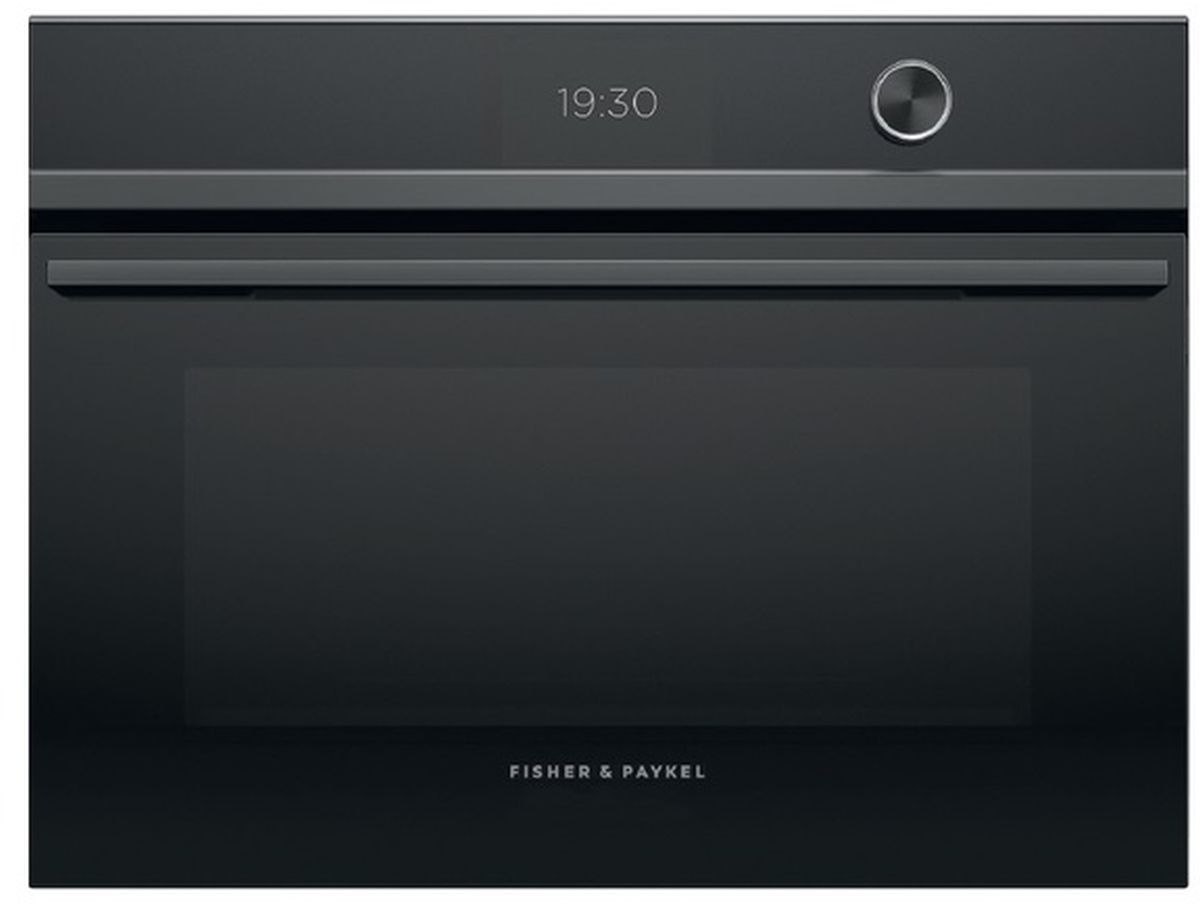 Fisher & Paykel Series 9 24" Black Glass Combination Steam Oven