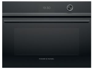 Fisher & Paykel Series 9 24" Black Glass Combination Steam Oven