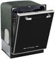Unique® Appliances Classic Retro 24" Midnight Black Built In Dishwasher-3