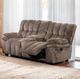 Furniture of America® Hieronymus Dark Brown Manual Loveseat-1