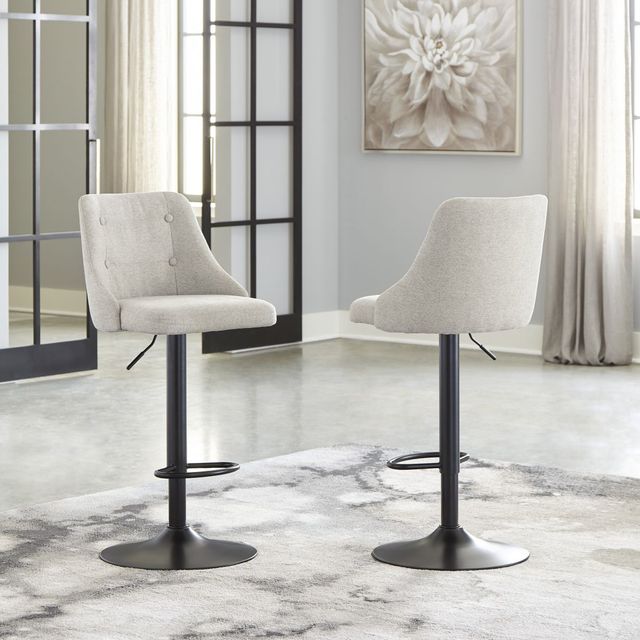 Signature Design by Ashley® Gaddison Beige/Black Bar Stool-2