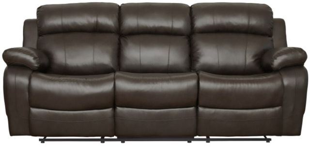 Homelegance® Marille Brown Double Manual Reclining Sofa-3