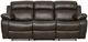 Homelegance® Marille Brown Double Manual Reclining Sofa-3