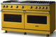 Viking® 5 Series 60" Daffodil Pro Style Gas (LP) Range with Polished Chrome Trim-2