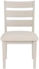 Riverside Furniture Glenndale Aged White Upholstered Side Chair-2