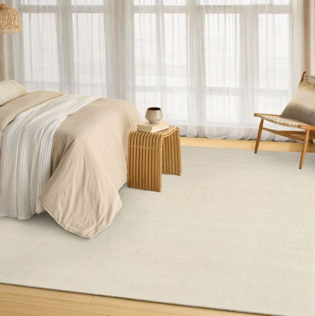Nourison Home™ Pure Rows Ivory 5'x7' Area Rug-1