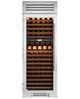 True® 30” 20.6 Cu. Ft. Stainless Steel Dual Zone Left Hinge Wine Column with Glass Door-0