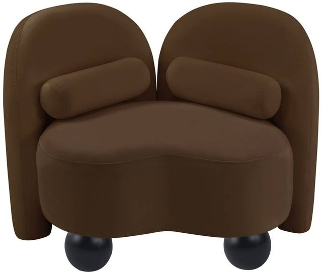 Meridian Furniture Daphne Brown Velvet Accent Chair-1