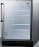 Summit® Commercial Series 5.5 Cu. Ft. Stainless Steel Beverage Center-1