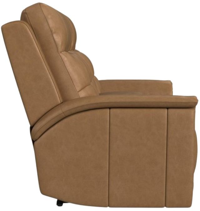 Flexsteel® Ranger Oakridge Brown Leather Power Reclining Loveseat with Console-4