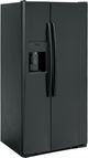 GE® 33" 23.0 Cu. Ft. Black Side-by-Side Refrigerator-4