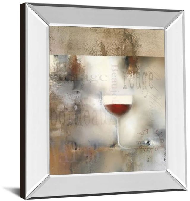 Classy Art Cellar Il by J.P Prior Mirror Framed Wall Art-1