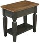 John Thomas Furniture® Vista Coal/Hickory Side Table-0