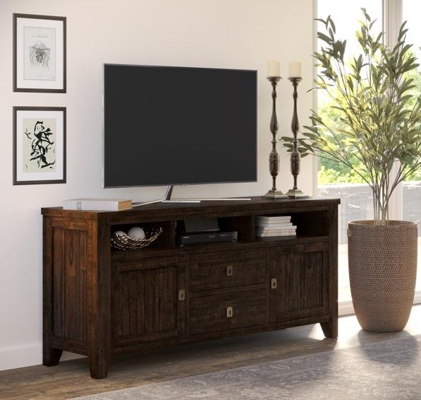 Jofran Inc. Kona Grove Brown 60" Media Console-1