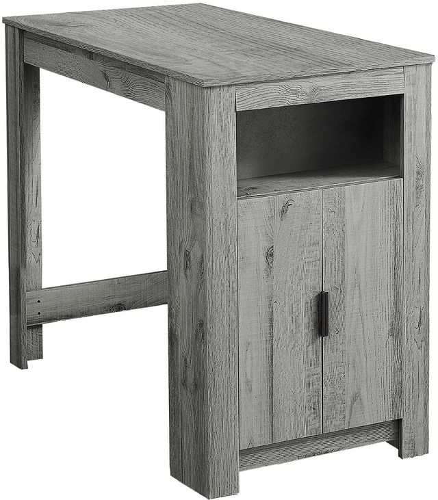 Monarch Specialties Inc. Grey 48" Counter Height Dining Table with Storage-0