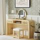 Elements International Ridgemont Natural Dressing Stool-1