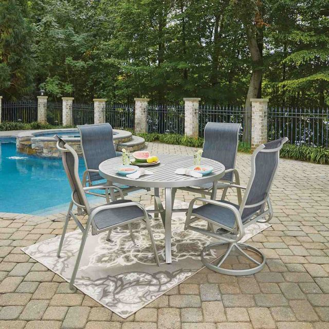 homestyles® Captiva 5-Piece Gray Dining Set-1