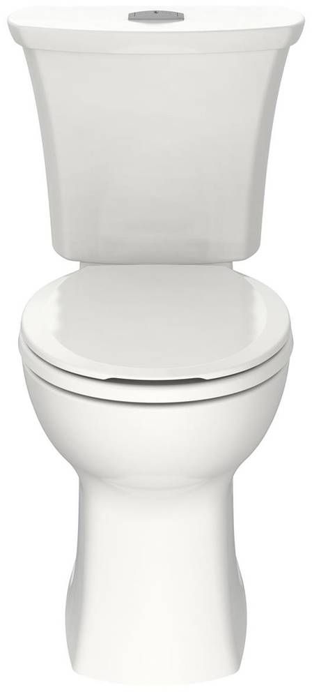 American Standard Edgemere® White Right Height® Round Front Dual Flush Toilet-0