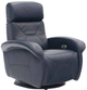 Fornirama 90 Blue Power Swivel Rocker Recliner with Power Adjustable Headrest-1