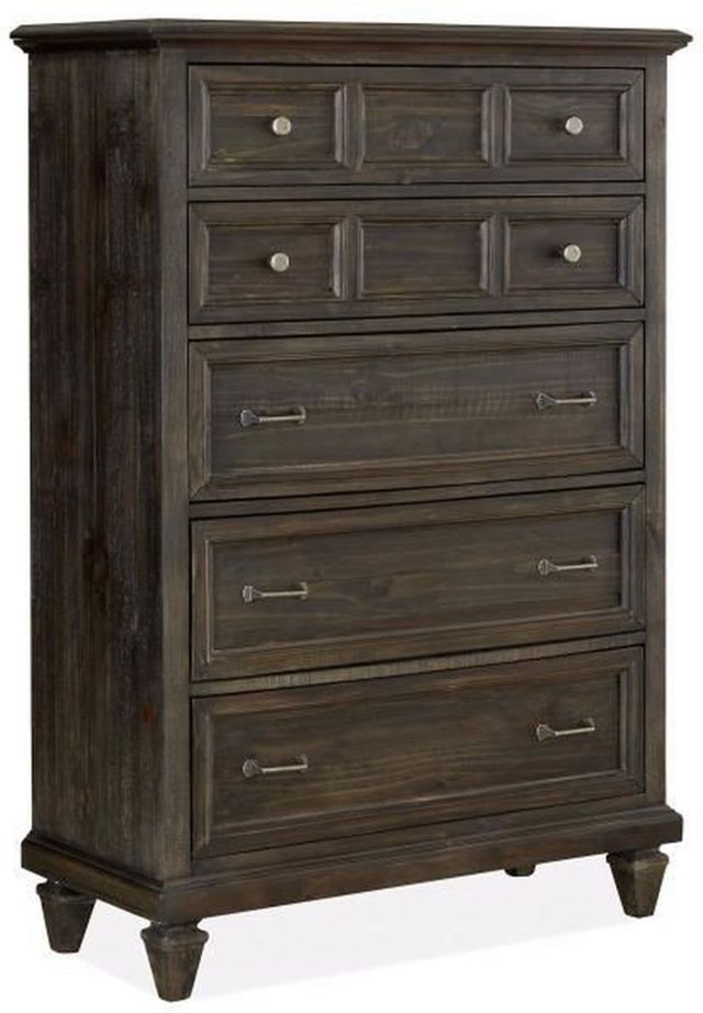 Magnussen Home® Calistoga Weathered Charcoal Drawer Chest-0