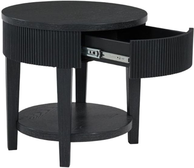 Signature Design by Ashley® Marstream Black End Table-3