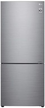 LG 14.7 Cu. Ft. Platinum Silver Counter Depth Bottom Freezer Refrigerator