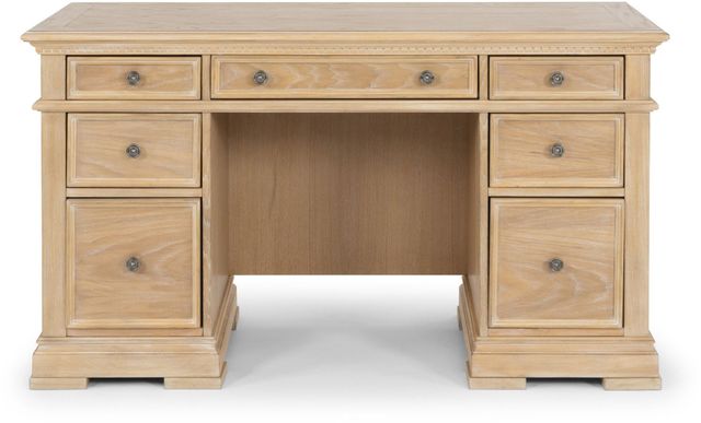 homestyles® Manor House Brown Pedestal Desk-2