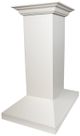 ZLINE Designer Series 36" Cottage White Island Mount Range Hood-0