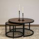 International Furniture Direct Blackburn Black/Copper Cocktail Table-1