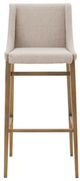 VIG Furniture Modrest Mimi 2-Piece Brass/Beige Bar Stool Set-1