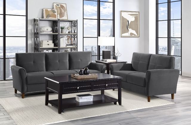 Homelegance® Dunleith Gray Loveseat-1
