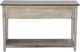 Sunny Designs™ Homestead Hills Tobacco Leaf Sofa Table with Alpine Gray Base-2