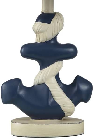 Stylecraft Sails Navy/White Table Lamp-1