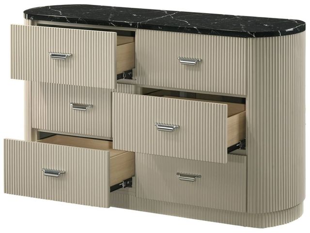 ACME Furniture Travonte Beige/Black Dresser-4
