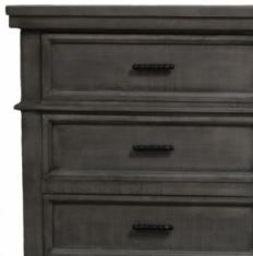 Million Dollar Rustic Sam Distressed Gray Chest-1