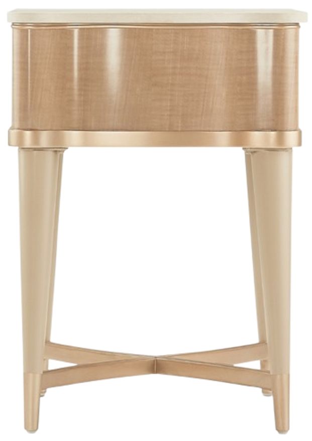 Michael Amini® Malibu Crest Blush End Table-3